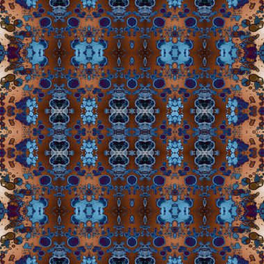 Kusursuz desen. Kusursuz doku ve arka plan. Soyut kaleydoskop