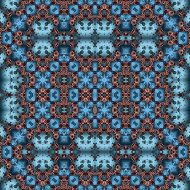 Kusursuz desen. Kusursuz doku ve arka plan. Soyut kaleydoskop