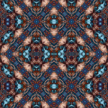 Kusursuz desen. Kusursuz doku ve arka plan. Soyut kaleydoskop