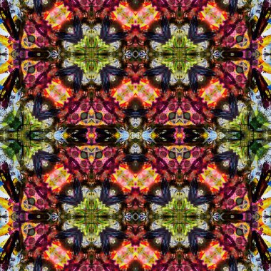 Kusursuz desen. Kusursuz doku ve arka plan. Soyut kaleydoskop