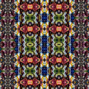 Kusursuz desen. Kusursuz doku ve arka plan. Soyut kaleydoskop