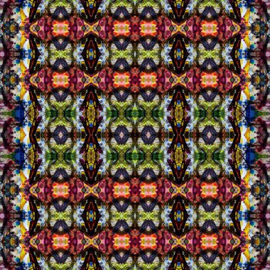 Kusursuz desen. Kusursuz doku ve arka plan. Soyut kaleydoskop