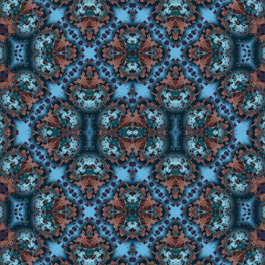 Kusursuz desen. Kusursuz doku ve arka plan. Soyut kaleydoskop