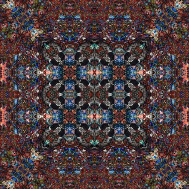 Kusursuz desen. Kusursuz doku ve arka plan. Soyut kaleydoskop