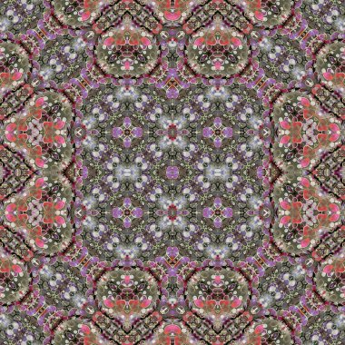 Kusursuz desen. Kusursuz doku ve arka plan. Soyut kaleydoskop