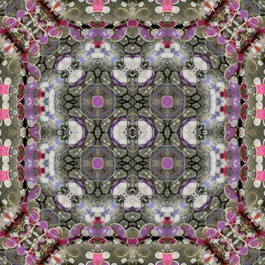 Kusursuz desen. Kusursuz doku ve arka plan. Soyut kaleydoskop