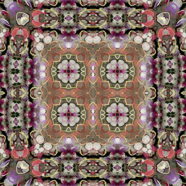 Kusursuz desen. Kusursuz doku ve arka plan. Soyut kaleydoskop