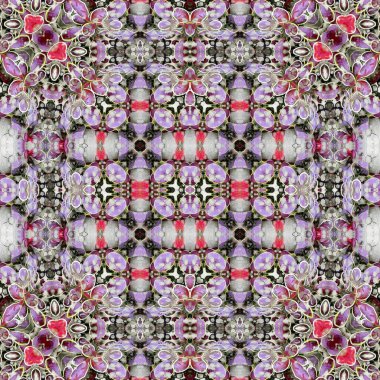 Kusursuz desen. Kusursuz doku ve arka plan. Soyut kaleydoskop