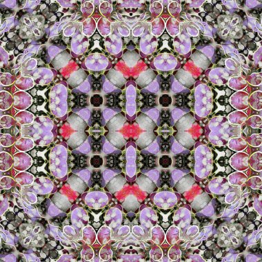 Kusursuz desen. Kusursuz doku ve arka plan. Soyut kaleydoskop