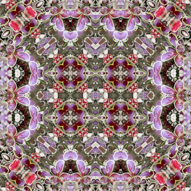 Kusursuz desen. Kusursuz doku ve arka plan. Soyut kaleydoskop