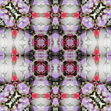 Kusursuz desen. Kusursuz doku ve arka plan. Soyut kaleydoskop