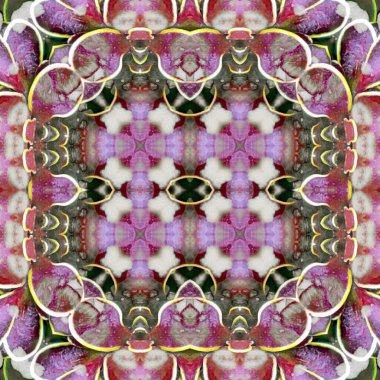 Kusursuz desen. Kusursuz doku ve arka plan. Soyut kaleydoskop