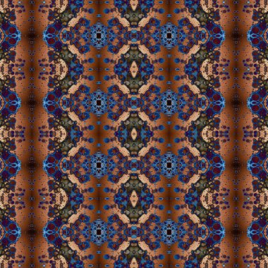 Kusursuz desen. Kusursuz doku ve arka plan. Soyut kaleydoskop