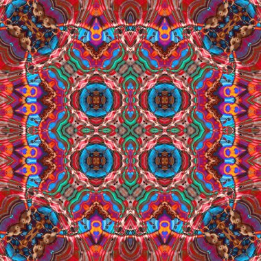 Kusursuz desen. Kusursuz doku ve arka plan. Soyut kaleydoskop