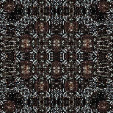 Kusursuz desen. Kusursuz doku ve arka plan. Soyut kaleydoskop