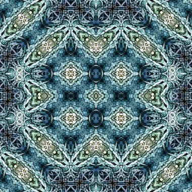 Kusursuz desen. Kusursuz doku ve arka plan. Soyut kaleydoskop