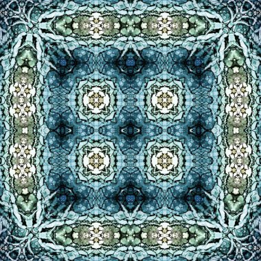 Kusursuz desen. Kusursuz doku ve arka plan. Soyut kaleydoskop