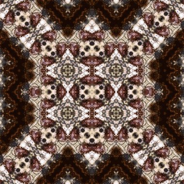 Kusursuz desen. Kusursuz doku ve arka plan. Soyut kaleydoskop