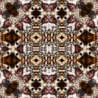 Kusursuz desen. Kusursuz doku ve arka plan. Soyut kaleydoskop