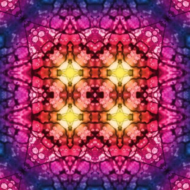 Kusursuz desen. Kusursuz doku ve arka plan. Soyut kaleydoskop