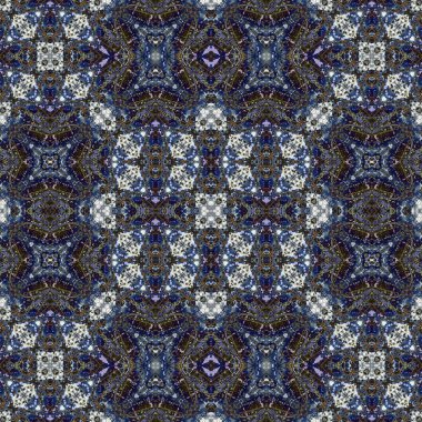 Kusursuz desen. Kusursuz doku ve arka plan. Soyut kaleydoskop