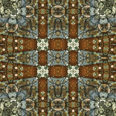 Kusursuz desen. Kusursuz doku ve arka plan. Soyut kaleydoskop