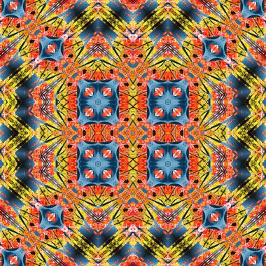 Kusursuz desen. Kusursuz doku ve arka plan. Soyut kaleydoskop