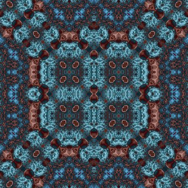 Kusursuz desen. Kusursuz doku ve arka plan. Soyut kaleydoskop