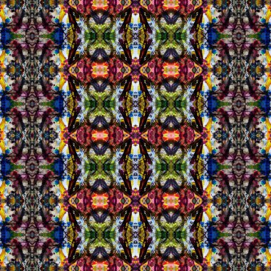 Kusursuz desen. Kusursuz doku ve arka plan. Soyut kaleydoskop