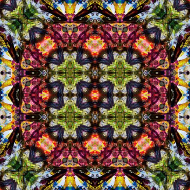 Kusursuz desen. Kusursuz doku ve arka plan. Soyut kaleydoskop