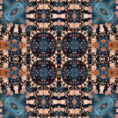 Kusursuz desen. Kusursuz doku ve arka plan. Soyut kaleydoskop