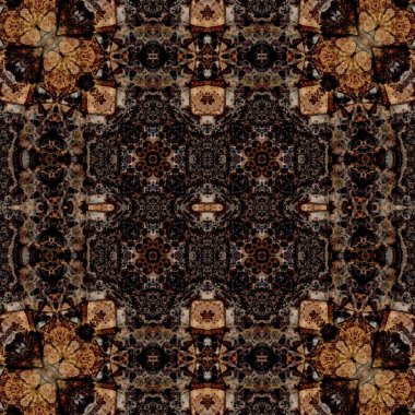 Kusursuz desen. Kusursuz doku ve arka plan. Soyut kaleydoskop