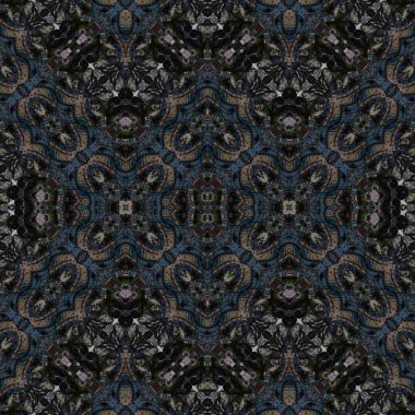 Kusursuz simetrik desen. Kusursuz bir doku. Soyut arkaplan