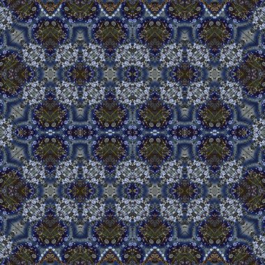 Kusursuz simetrik desen. Kusursuz bir doku. Soyut arkaplan