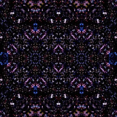 Kusursuz simetrik desen. Kusursuz bir doku. Soyut arkaplan