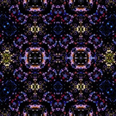 Kusursuz simetrik desen. Kusursuz bir doku. Soyut arkaplan