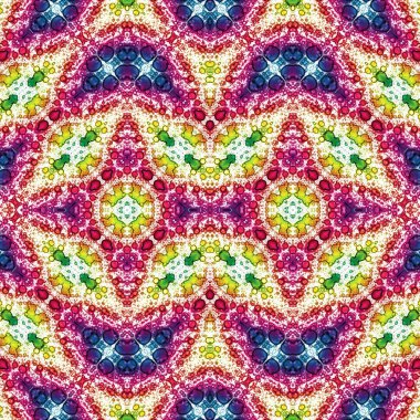 Kusursuz simetrik desen. Kusursuz bir doku. Soyut arkaplan