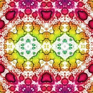 Kusursuz simetrik desen. Kusursuz bir doku. Soyut arkaplan