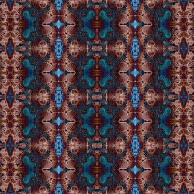 Kusursuz simetrik desen. Kusursuz bir doku. Soyut arkaplan