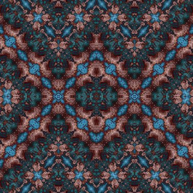 Kusursuz simetrik desen. Kusursuz bir doku. Soyut arkaplan