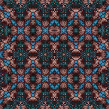 Kusursuz simetrik desen. Kusursuz bir doku. Soyut arkaplan