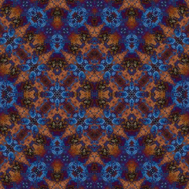 Kusursuz simetrik desen. Kusursuz bir doku. Soyut arkaplan