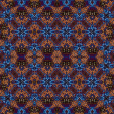 Kusursuz simetrik desen. Kusursuz bir doku. Soyut arkaplan