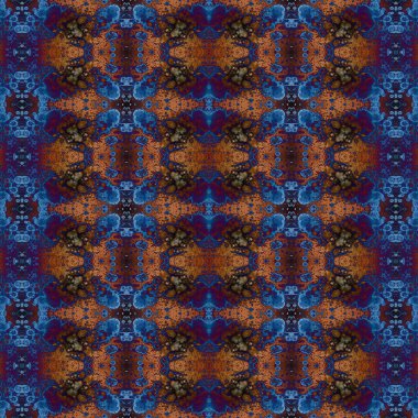 Kusursuz simetrik desen. Kusursuz bir doku. Soyut arkaplan