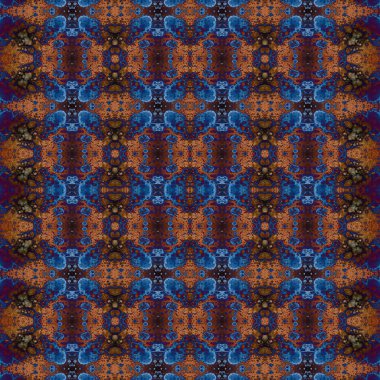 Kusursuz simetrik desen. Kusursuz bir doku. Soyut arkaplan