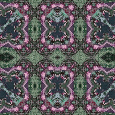 Kusursuz simetrik desen. Kusursuz bir doku. Soyut arkaplan