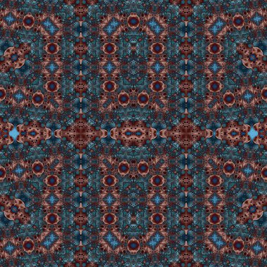 Kusursuz simetrik desen. Kusursuz bir doku. Soyut arkaplan