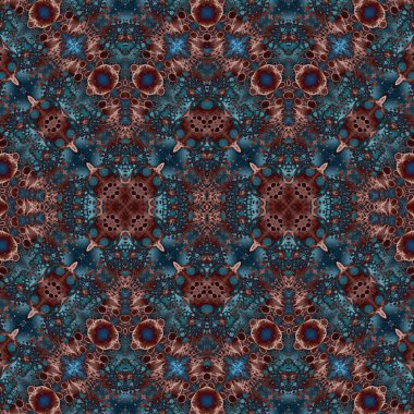 Kusursuz simetrik desen. Kusursuz bir doku. Soyut arkaplan