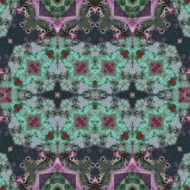 Kusursuz simetrik desen. Kusursuz bir doku. Soyut arkaplan