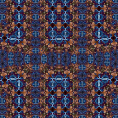 Kusursuz simetrik desen. Kusursuz bir doku. Soyut arkaplan